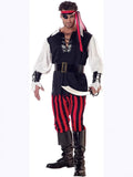 Disfraz pirata adulto halloween bucanero completo con accesorios