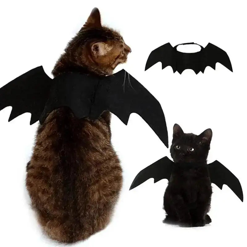 Disfraz halloween gato perro alas murcielago con arnes ultraligeras mascota - Vista 2
