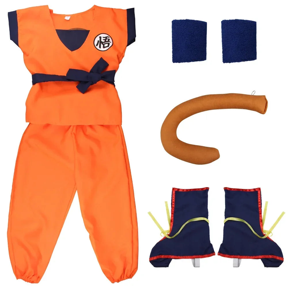 Disfraz goku dragon ball z halloween cosplay adulto nino completo - Vista 6