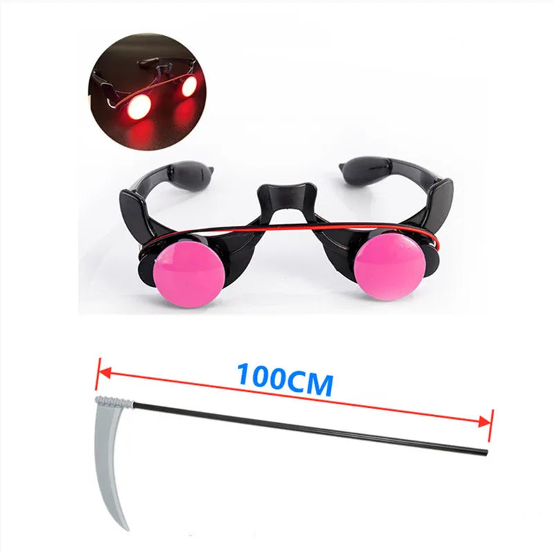 Disfraz segador muerte nino halloween ojos rojos guardana infantil - Vista 4