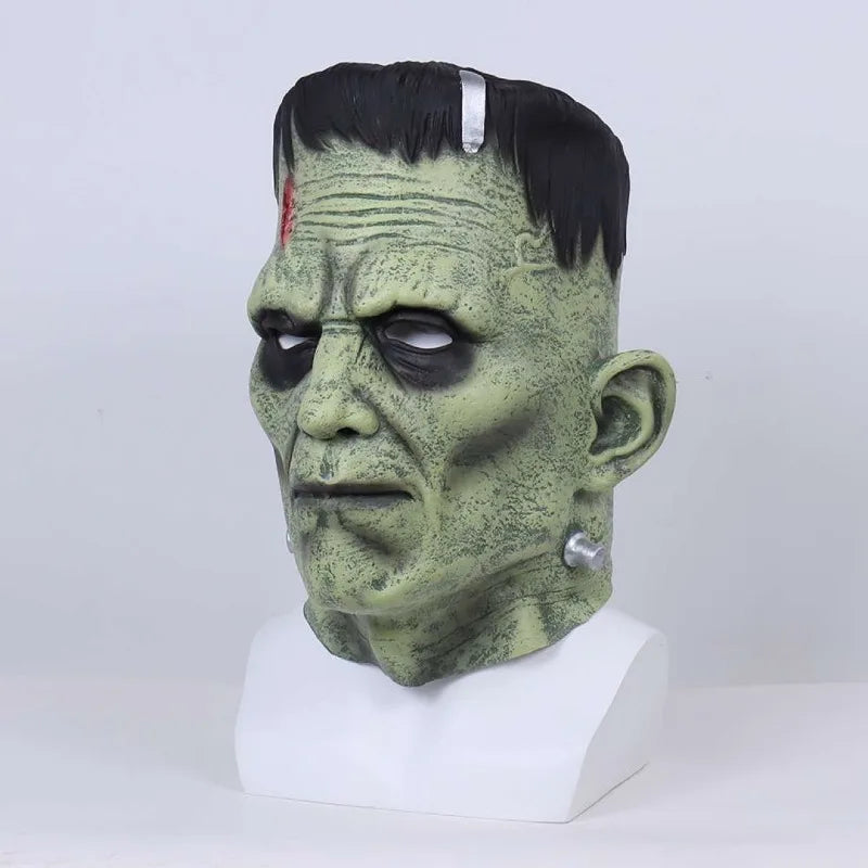 Mascara frankenstein halloween latex monstruo realista terror clasico