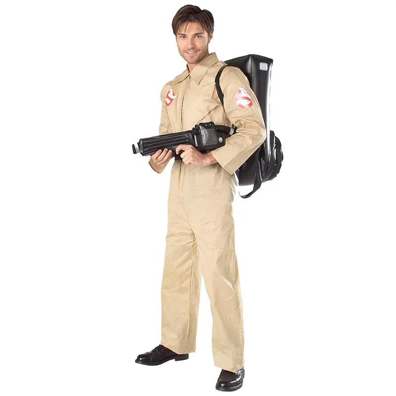 Disfraz cazafantasmas ghostbusters halloween con mochila protones adulto - Vista 4