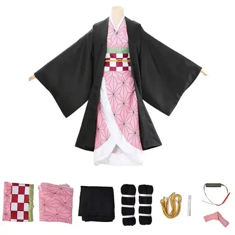 Disfraz nezuko kamado demon slayer cosplay halloween anime adulto - Vista 5