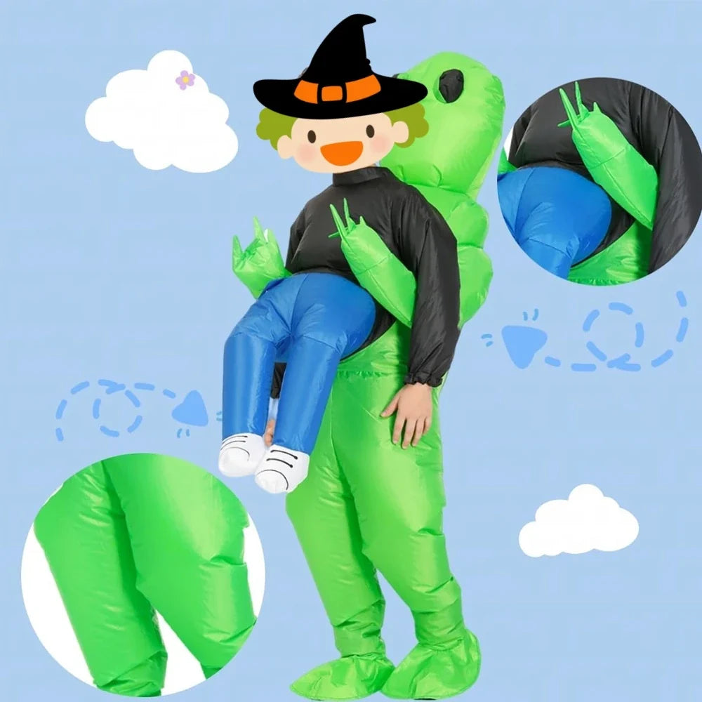 Disfraz inflable alien abduccion extraterrestre halloween adulto divertido