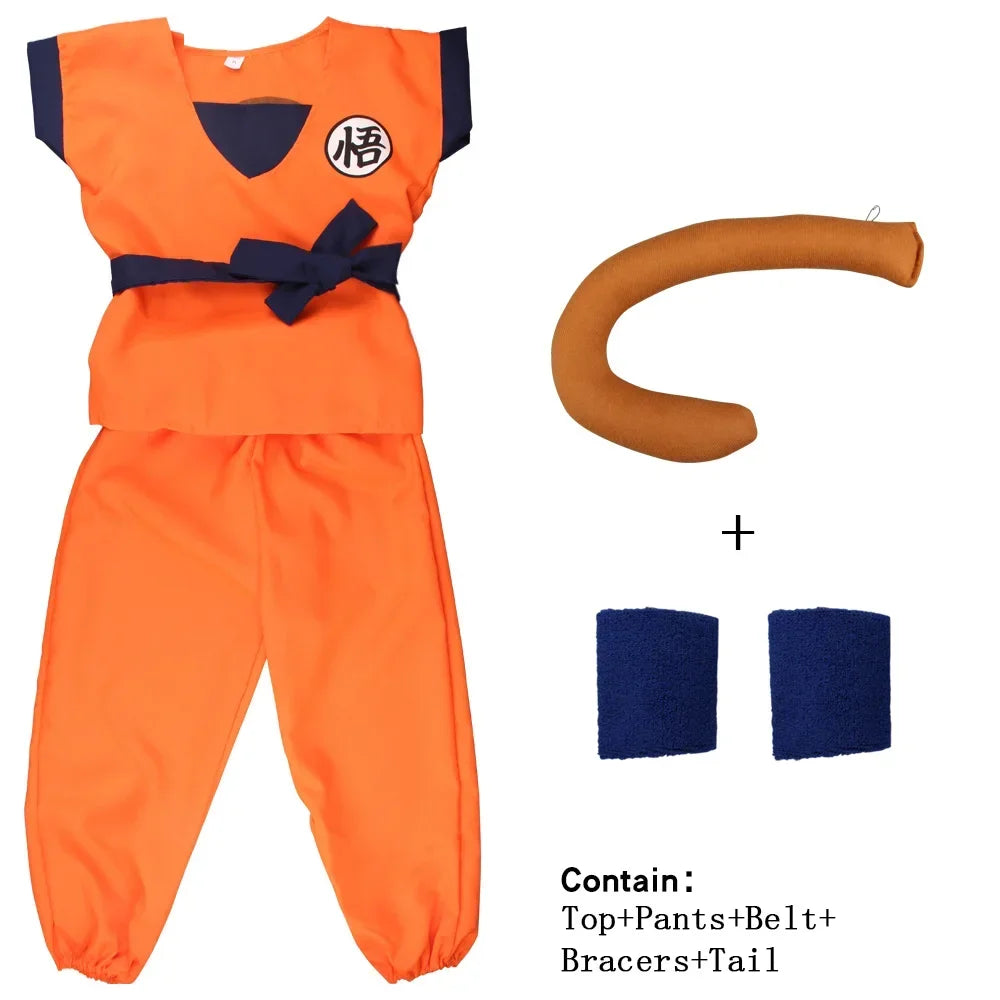 Disfraz goku dragon ball z halloween cosplay adulto nino completo - Vista 7