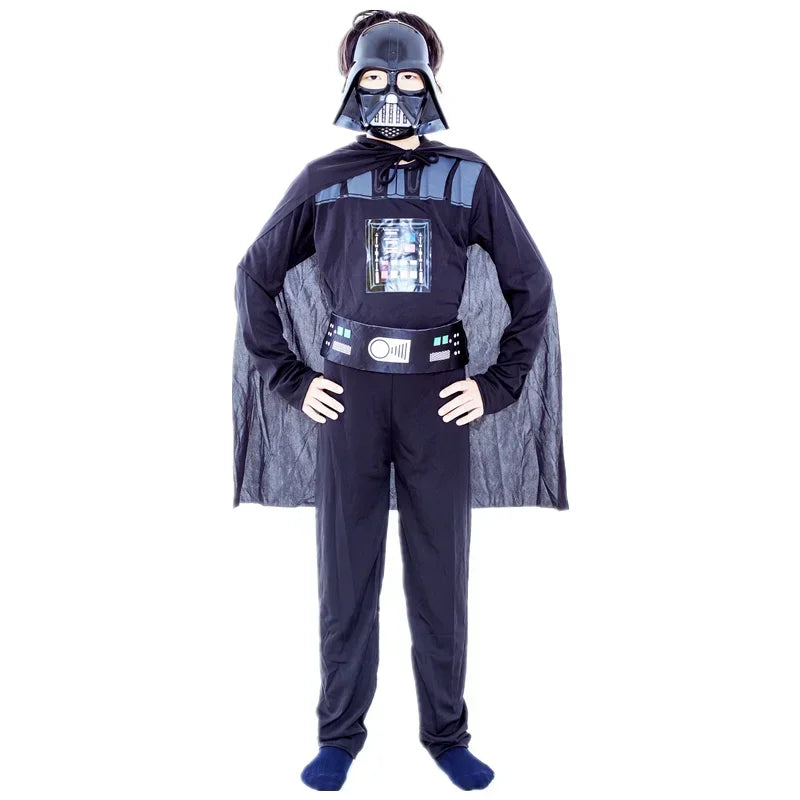 Disfraz darth vader infantil halloween star wars nino con capa y mascara - Vista 2