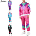 Disfraz chandal retro anos 80 halloween adulto multicolor disco