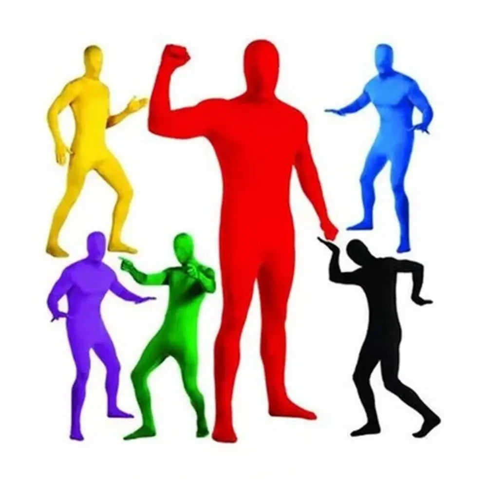 Mono zentai spandex halloween segunda piel ajustable adulto cosplay - Vista 3