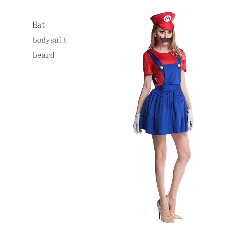 Disfraces pareja mario luigi halloween super mario bros adultos - Vista 7