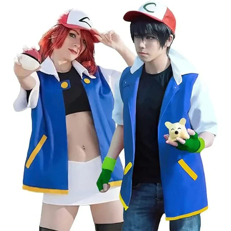 Disfraz ash ketchum pokemon entrenador halloween nino adulto deluxe - Vista 8