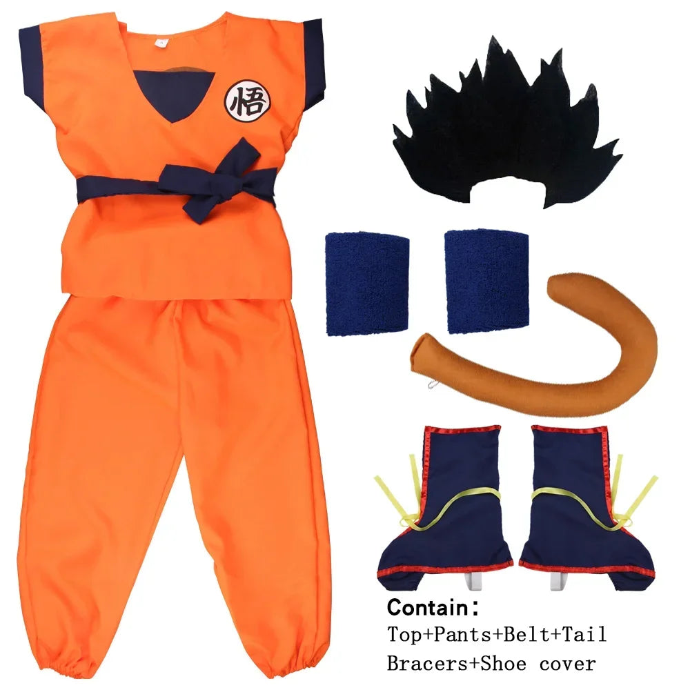 Disfraz goku dragon ball z halloween cosplay adulto nino completo - Vista 11