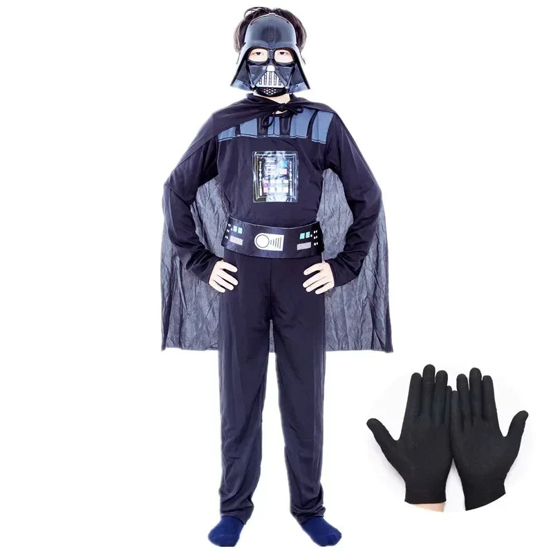 Disfraz darth vader infantil halloween star wars nino con capa y mascara - Vista 6