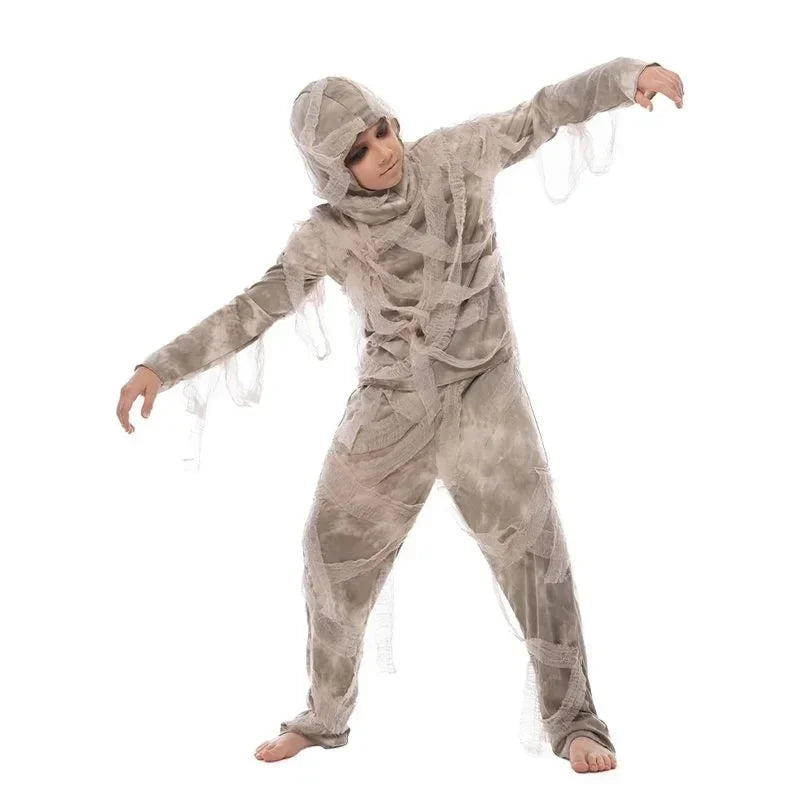 Disfraz momia egipcia terrorifica nino halloween infantil - Vista 3