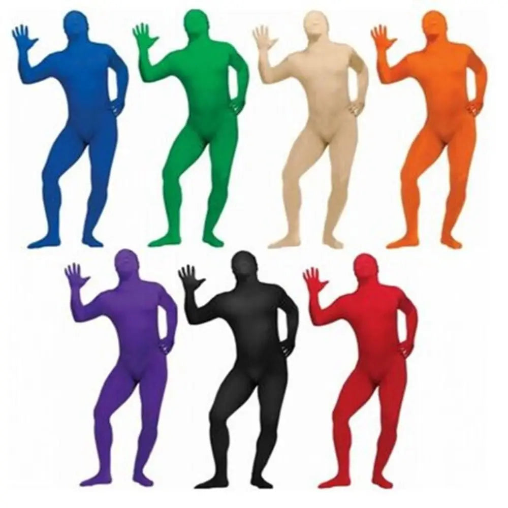 Mono zentai spandex halloween segunda piel ajustable adulto cosplay - Vista 2