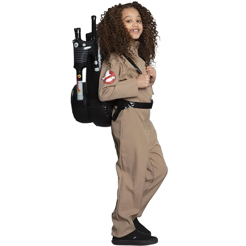 Disfraz cazafantasmas ghostbusters halloween con mochila protones adulto - Vista 3