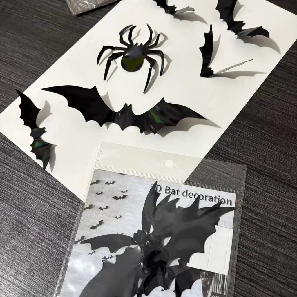 Murcielagos decoracion halloween 3d adhesivos pared pack halloween - Vista 2