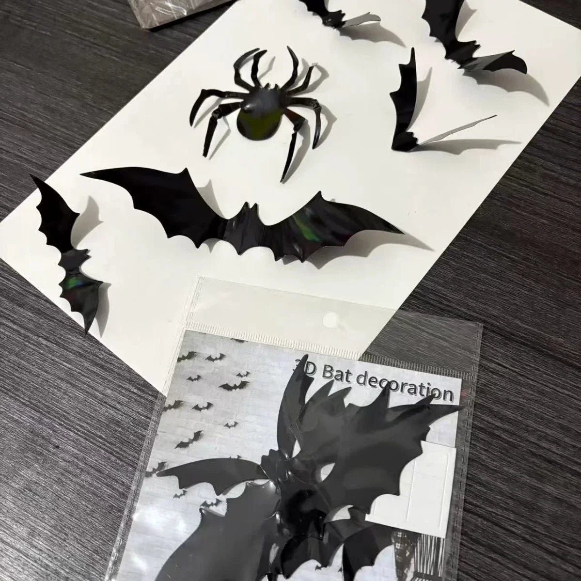 Murcielagos decoracion halloween 3d adhesivos pared pack halloween - Vista 2