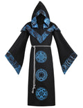 Disfraz mago oscuro hechicero medieval halloween adulto tunica