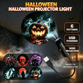 Proyector led usb sombras halloween calabaza fantasma calavera decoracion