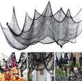 Tela gasa negra halloween decoracion espeluznante 76x183cm