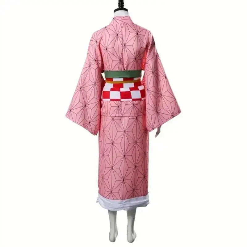 Disfraz nezuko kamado demon slayer cosplay halloween anime adulto - Vista 3