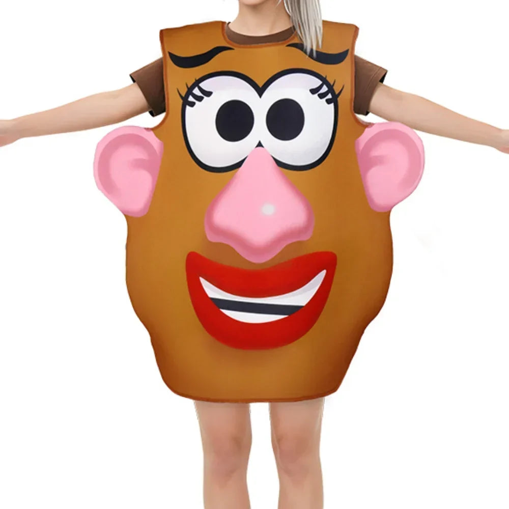 Disfraces pareja mr y mrs potato head halloween divertido original - Vista 3