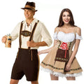 Disfraces pareja oktoberfest bavaro tradicional aleman halloween pack