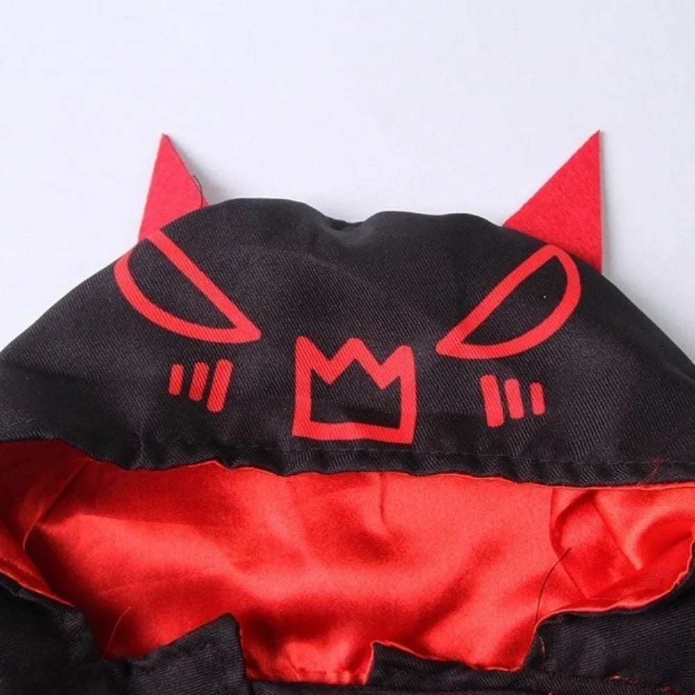 Disfraz vampiro mascotas halloween gato perro capa alas pajarita - Vista 3