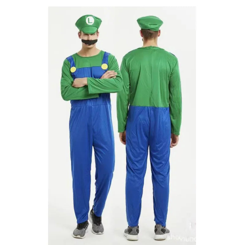 Disfraces pareja mario luigi halloween super mario bros adultos - Vista 6