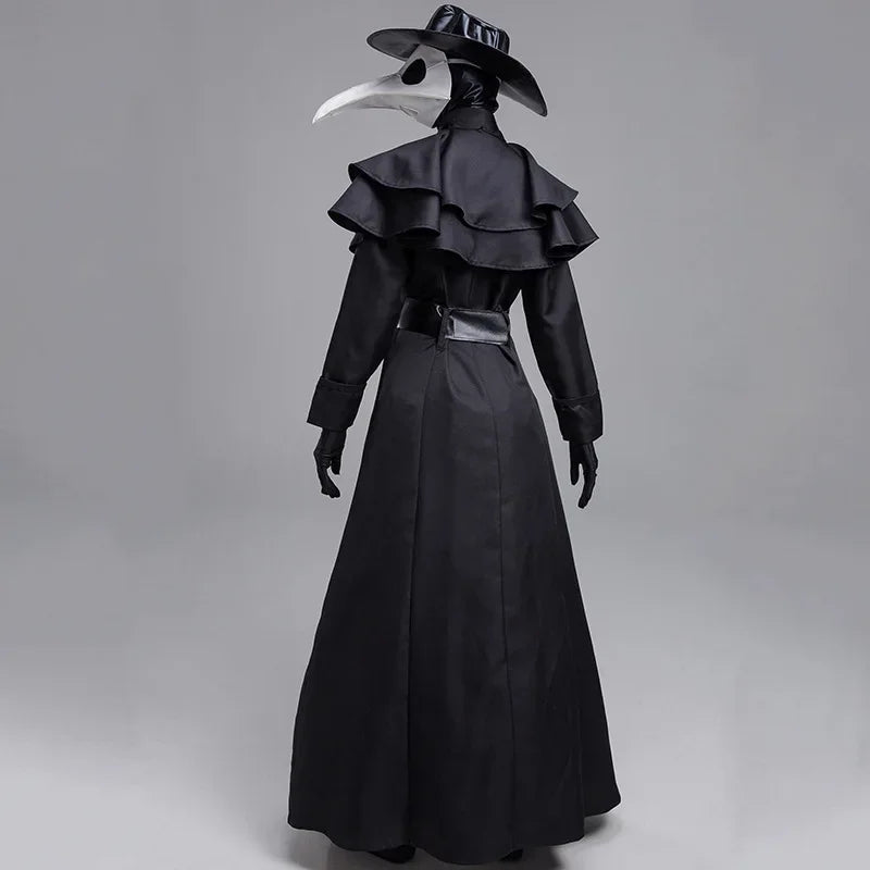 Traje medico peste negra deluxe completo disfraz halloween terror - Vista 3