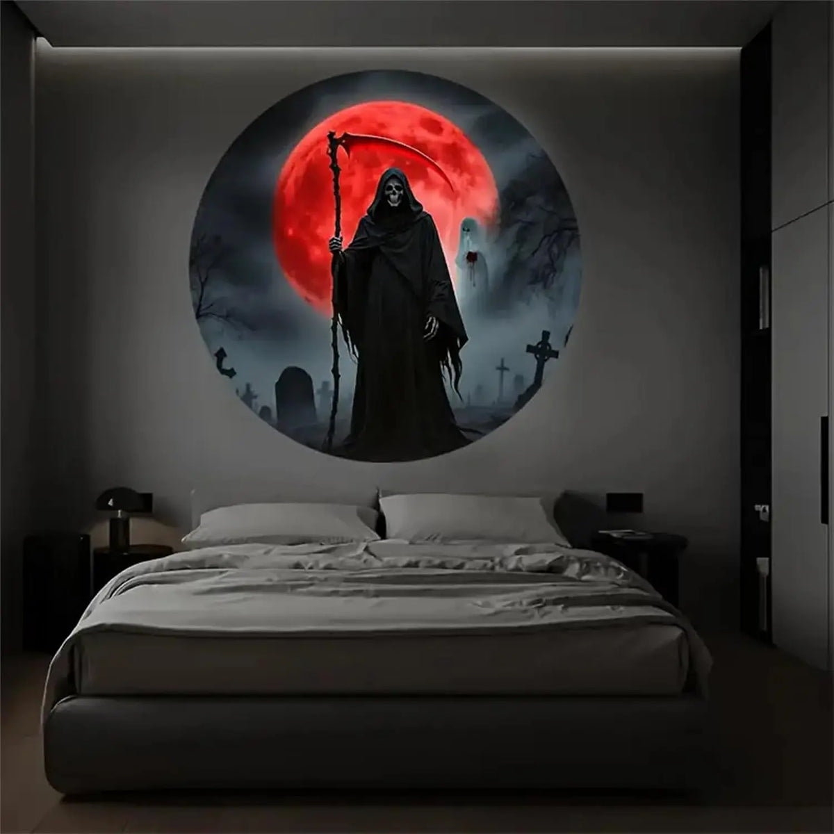 Proyector led usb sombras halloween calabaza fantasma calavera decoracion - Vista 3