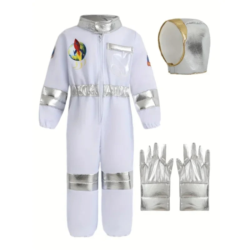 Disfraz astronauta nino deluxe halloween espacial con casco y accesorios